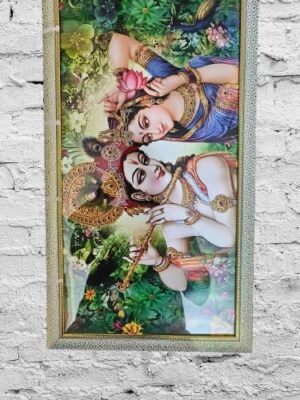 Radha Krishan Wall Photo With Frames
